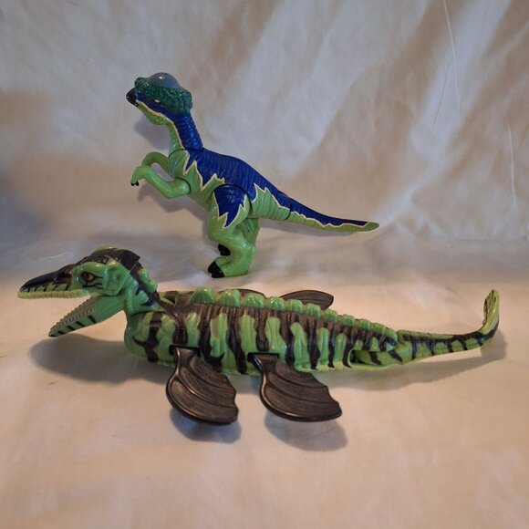 Imaginext Jurassic Dinosaur 5 Pterodactyl Tank Triceratops Ankylosaurus Splash - Picture 5 of 16